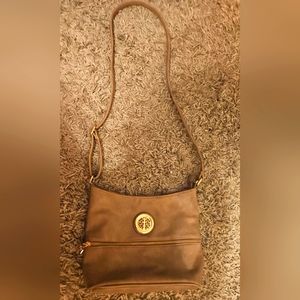 Vegan leather crossbody bag